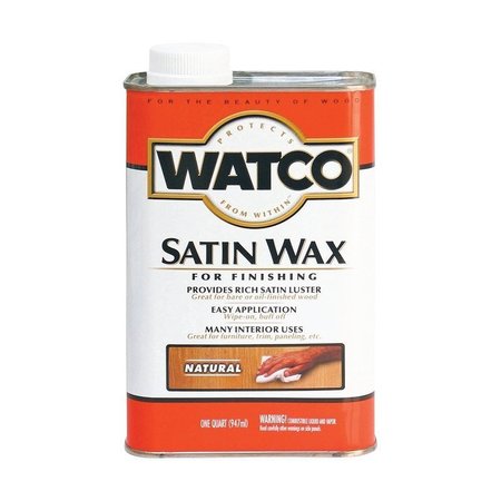 WATCO Transparent Satin Wax Oil-Based Finishing Wax 1 qt 67041